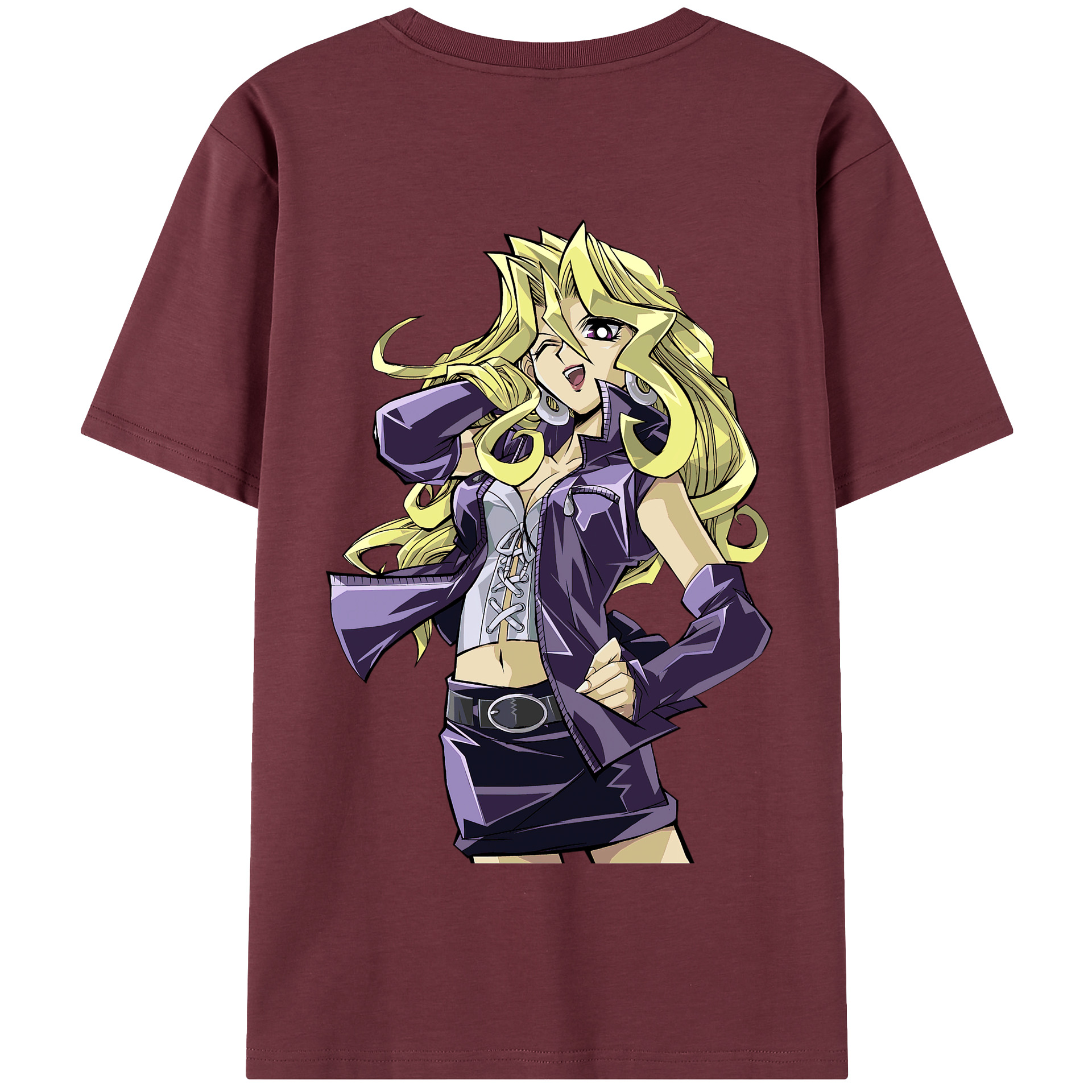 （画像用） 遊☆戯☆王 Yu-Gi-Oh! 綿100％半袖Tシャツ（背面プリント）